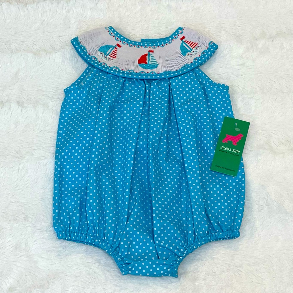 NWT Miley & Kate sailboat bubble suit—size 9m